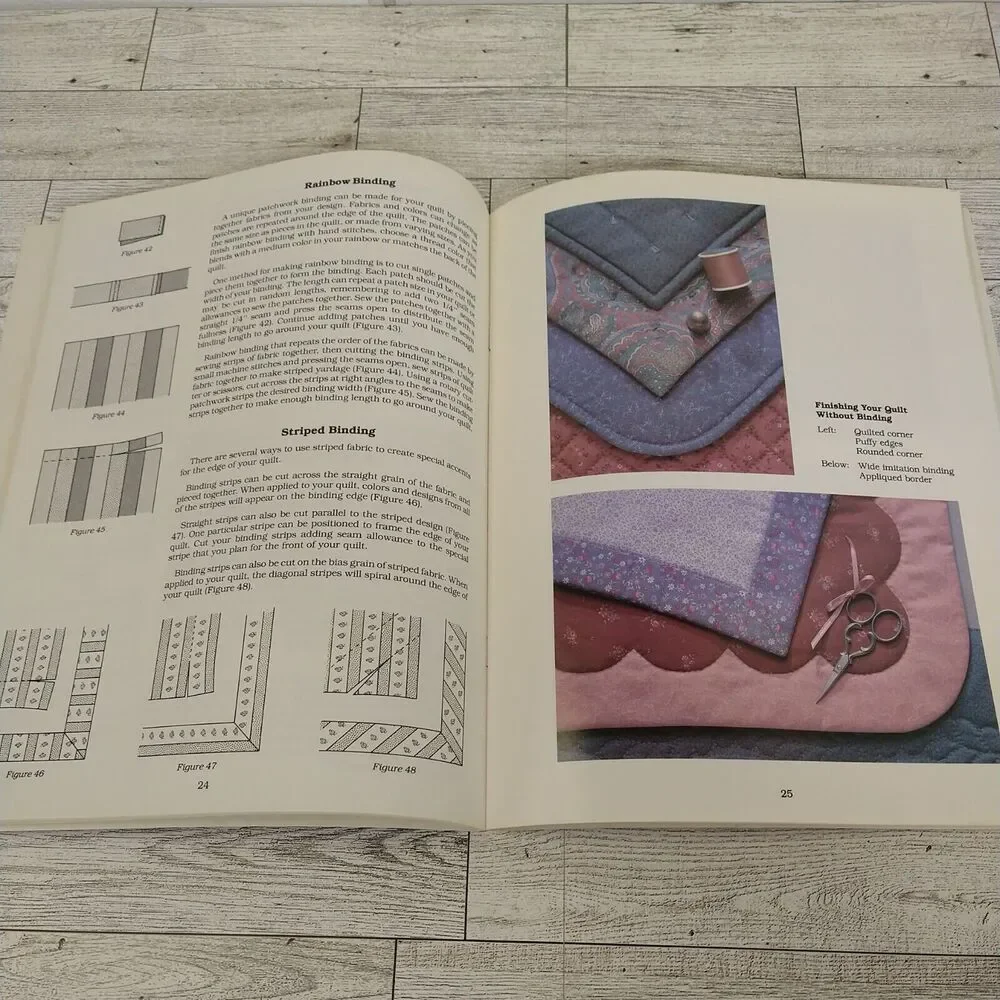 Vtg 1987 - Happy Endings Finishing The‎ Edges of Your Quilt - Patchwork Place